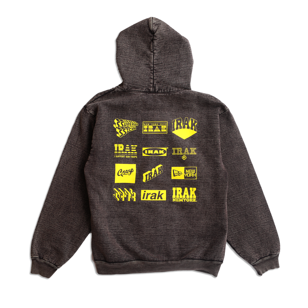 IRAK NY | Logos Hoodie - COCOA IRAK NY | Logos Hoodie - COCOA