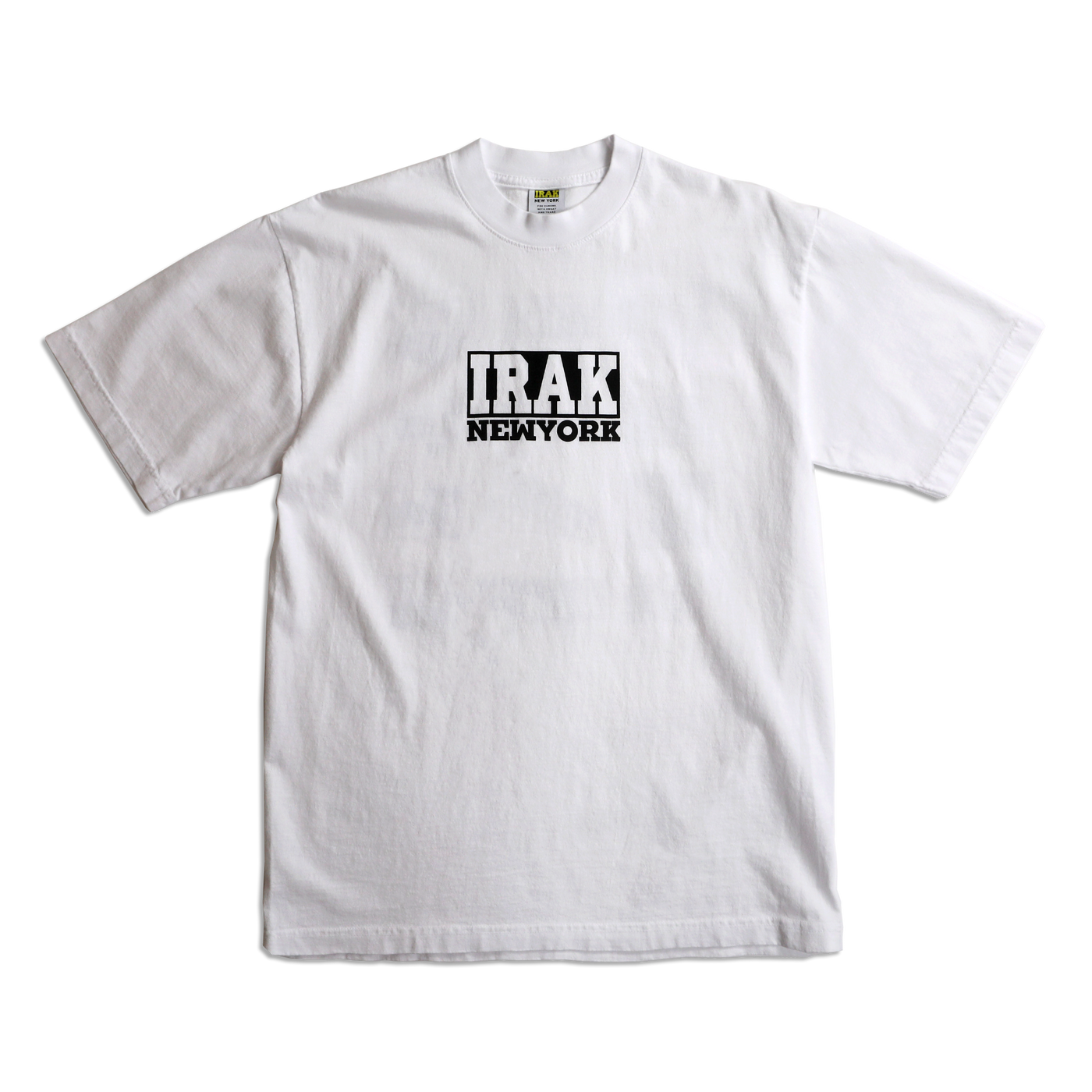 トップス IRAK NY Logo Tee IRAK NY | LOGOS T-Shirt - WHITE