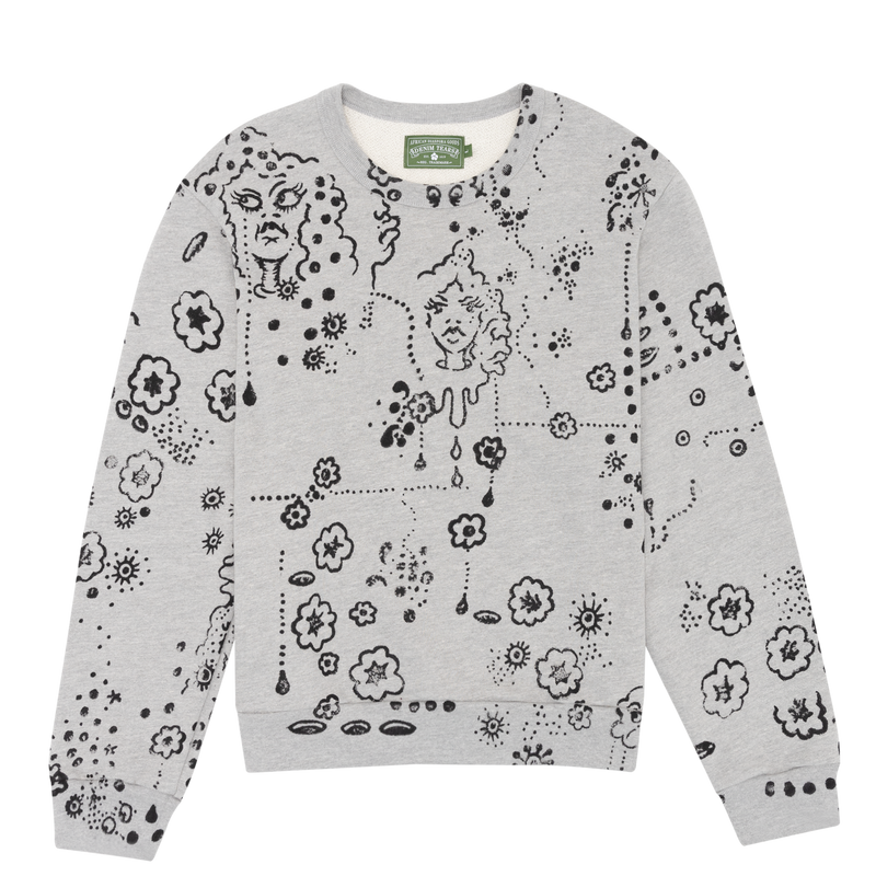 DENIM TEARS - IRAK TEARS CREWNECK