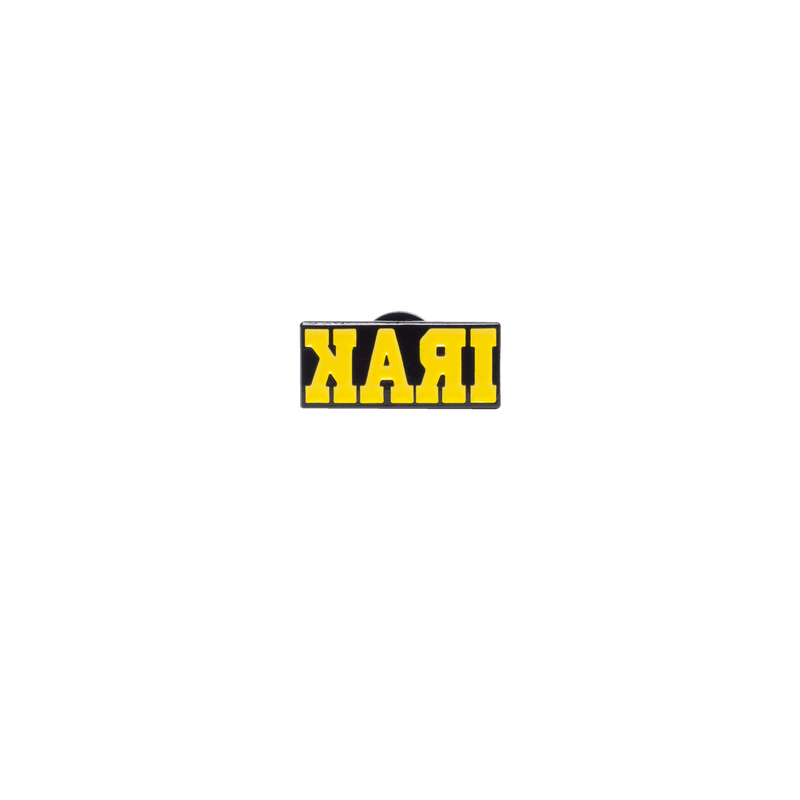IRAK Reverse Logo Pin
